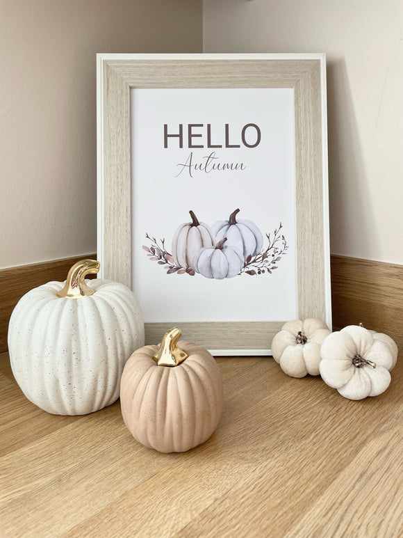 Hello Autumn Print